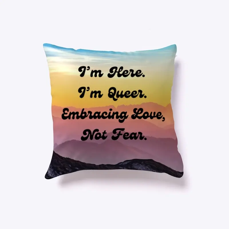 Queer Healing Co. Throw Pillow